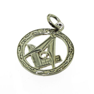 Sterling Silver Masonic Pendant